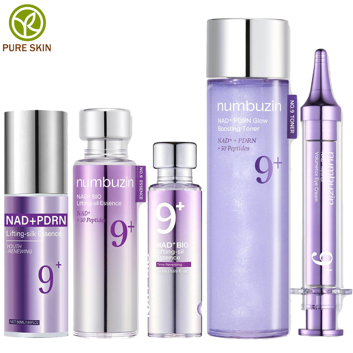 Skincare D'Alba - เซรั่มบำรุงรอบดวงตาเกาหลีหมายเลข 9 NAD+ เรตินอล PDRN ยกกระชับผิว