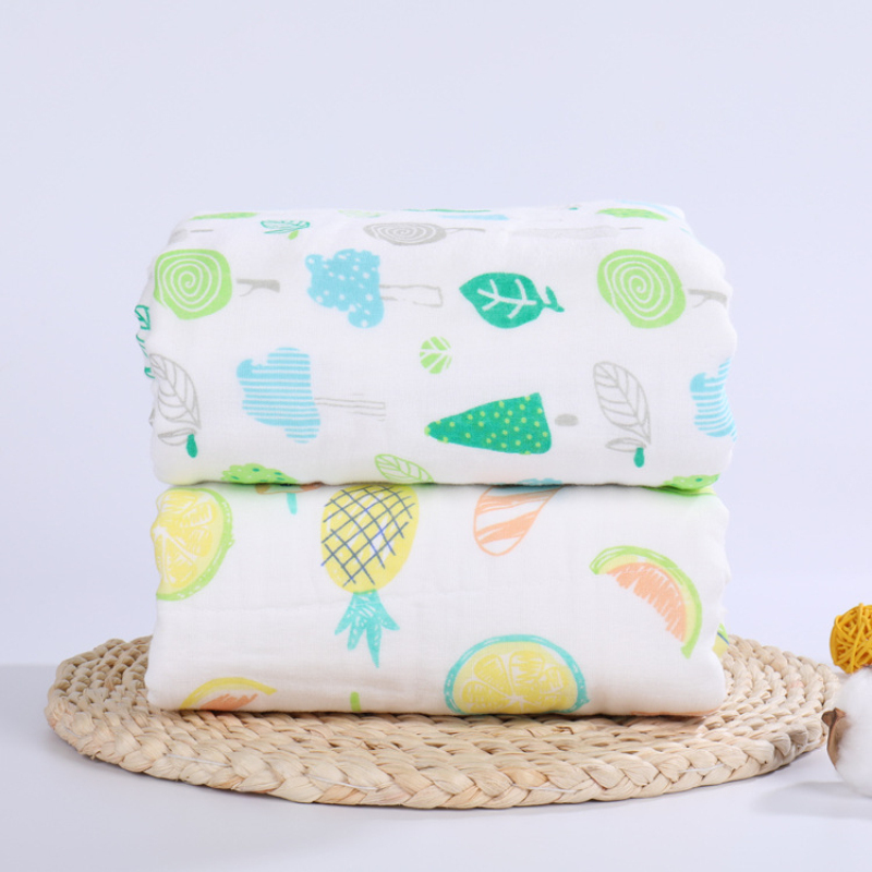 Skincare Newborn - ผ้าห่มผ้าก๊อซ 100% ผ้าฝ้าย ขนาด 105*105 ซม.