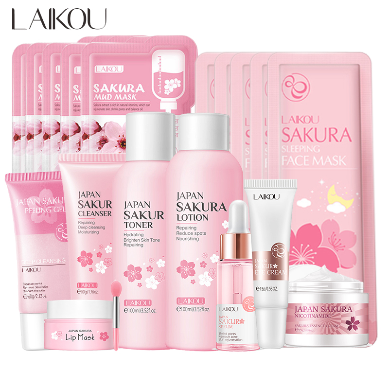 Aha Bha Exfoliant - เซรั่มบำรุงผิวหน้าซากุระเซรั่มบำรุงผิวหน้าแบบเกาหลีเจลลอกผิวให้ความชุ่มชื้นครีมทาใต้ตาโทนเนอร์ครีมกันแดดเครื่องสำอาง