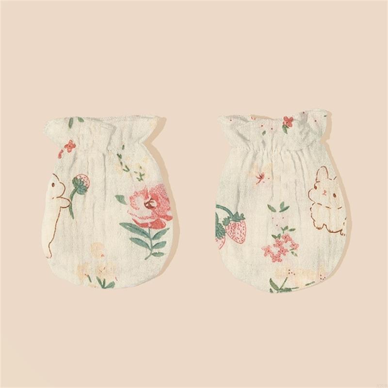 1 คู่ทารกแรกเกิดผ้าฝ้าย Mitten - Skincare Newborn บทวิจารณ์และราคา