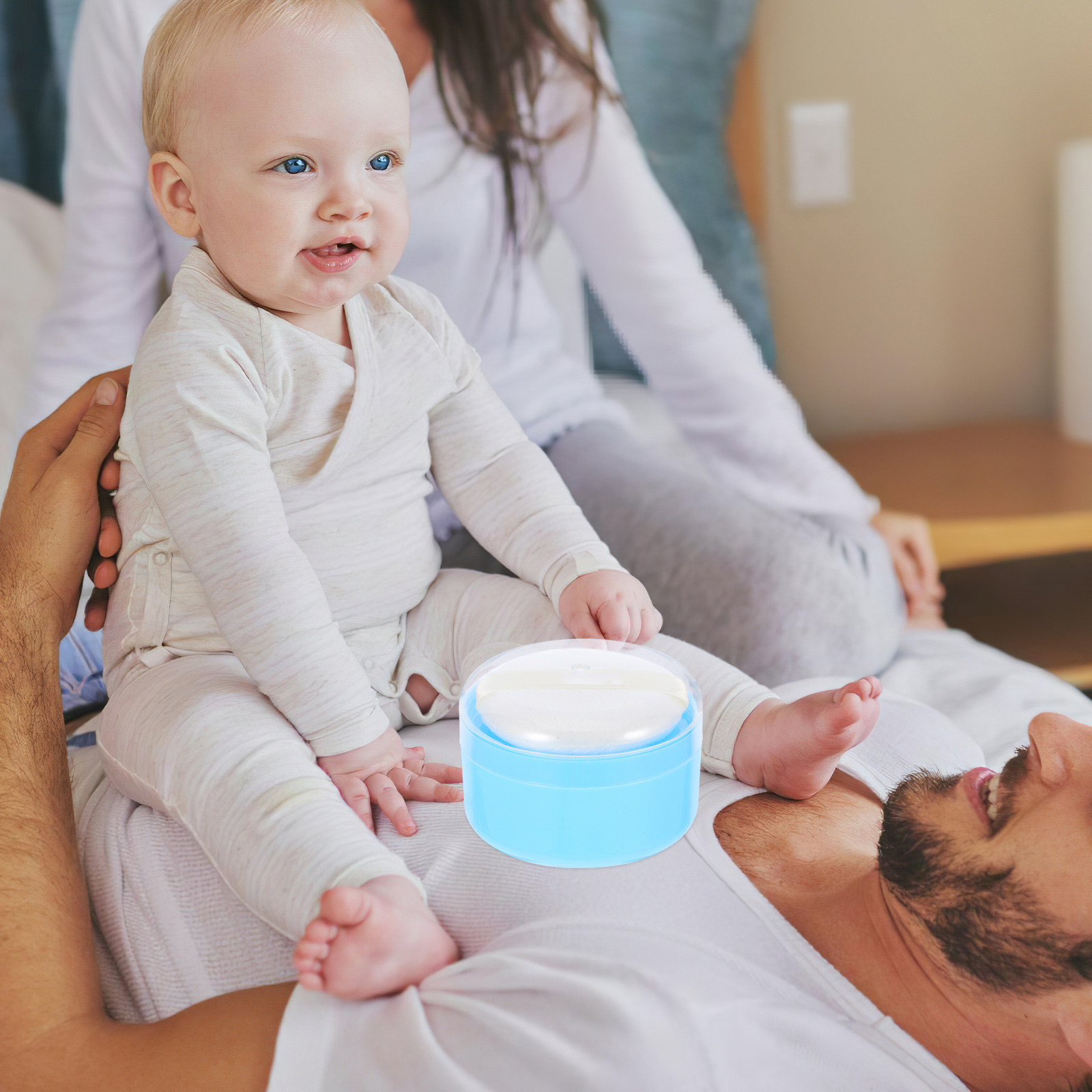ตลับแป้งฝุ่นสำหรับเด็กแบบพกพา  - Skincare Newborn บทวิจารณ์และราคา