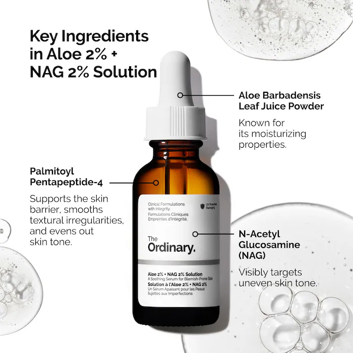 เซรั่มว่านหางจระเข้ 2% + NAG 2 - Aha Bha Exfoliant บทวิจารณ์และราคา