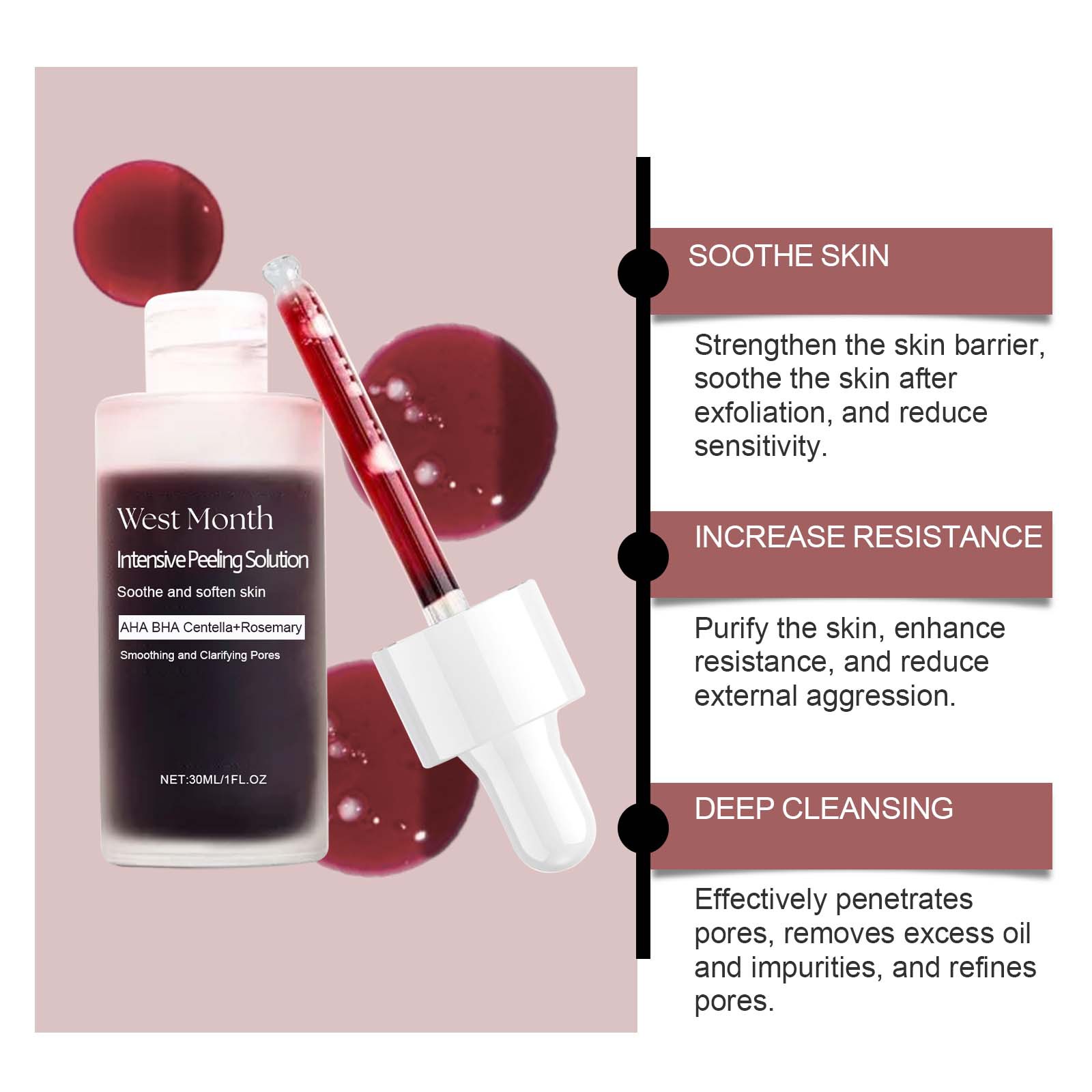 Peeling Face Serum ผลไม้กรด AH - Aha Bha Exfoliant บทวิจารณ์และราคา