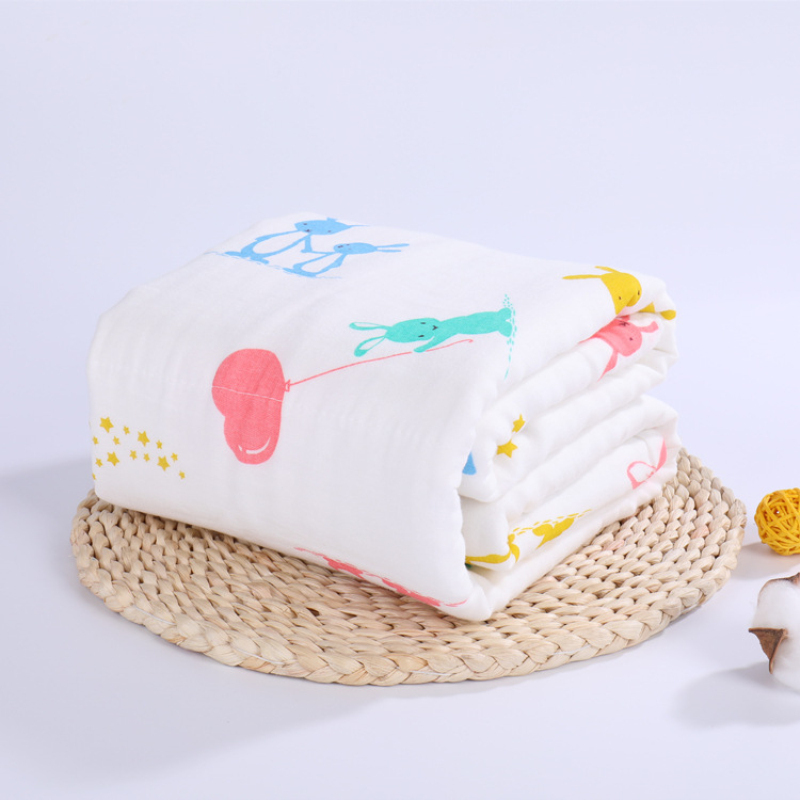 ผ้าห่มผ้าก๊อซ 100% ผ้าฝ้าย ขนา - Skincare Newborn บทวิจารณ์และราคา