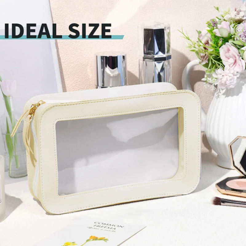 ผู้หญิง PU แต่งหน้ากระเป๋าเดิน - Skincare D'Alba บทวิจารณ์และราคา
